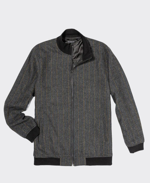 Mechmoto Jacket Zip Bomber - Charcoal