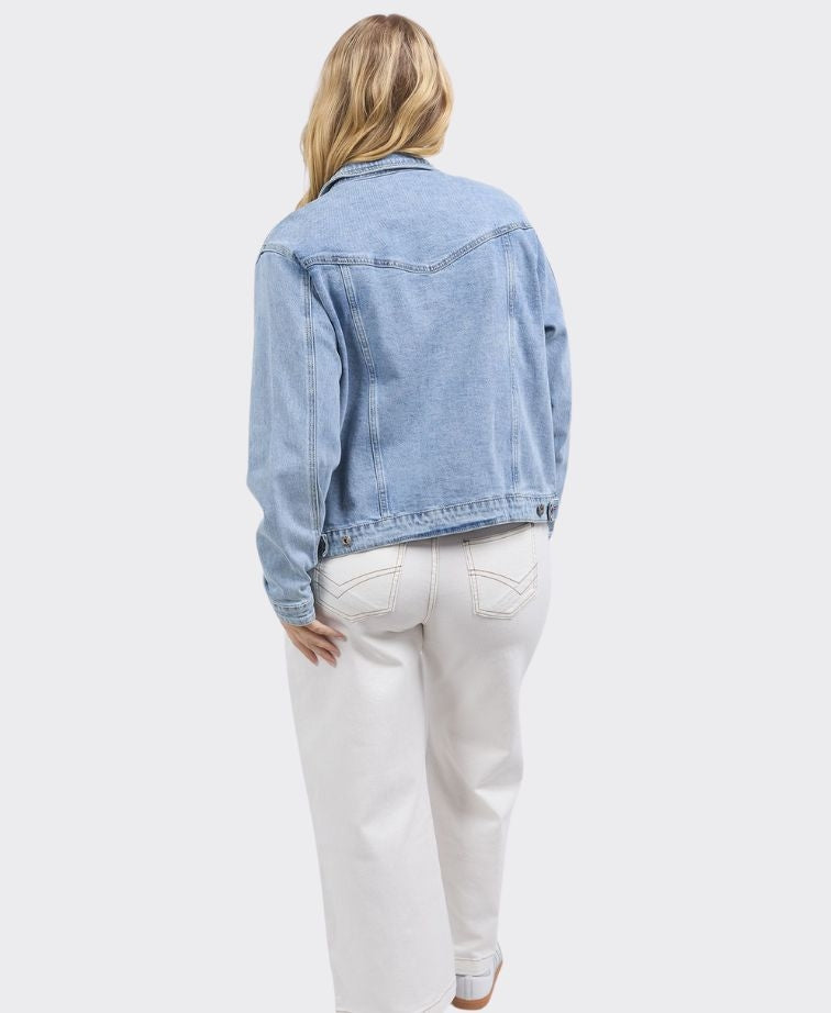Elm Jacket Becca Denim - Light Blue Wash