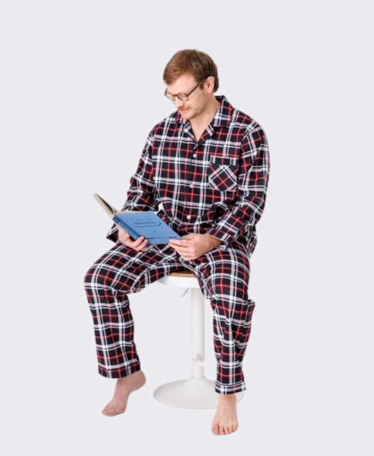 Lichfield PJ Brushed Cotton - Red