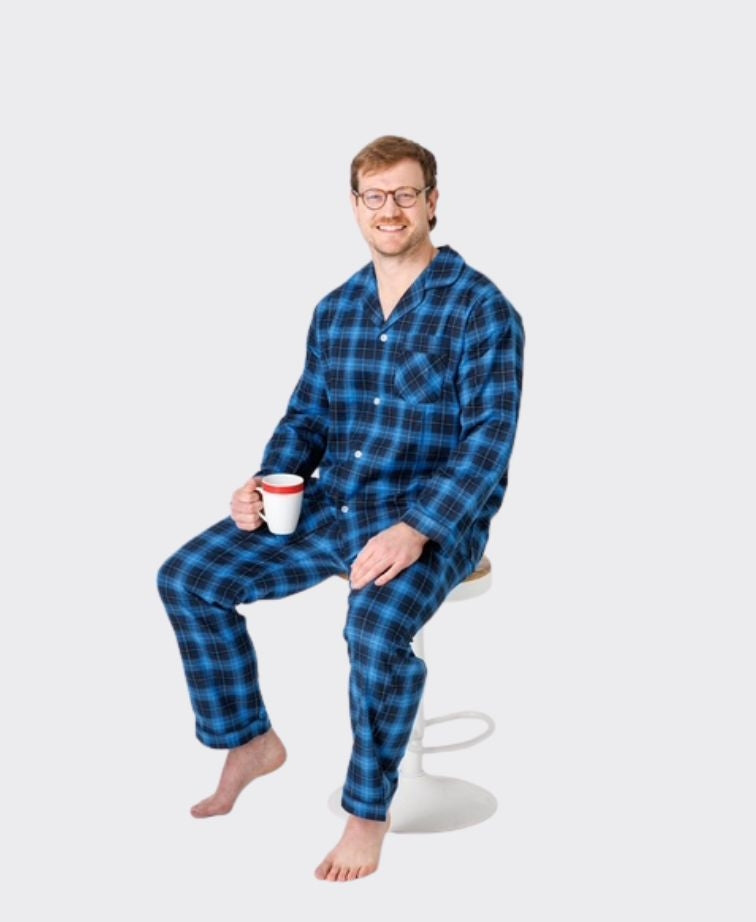 Lichfield PJ Brushed Cotton - Blue