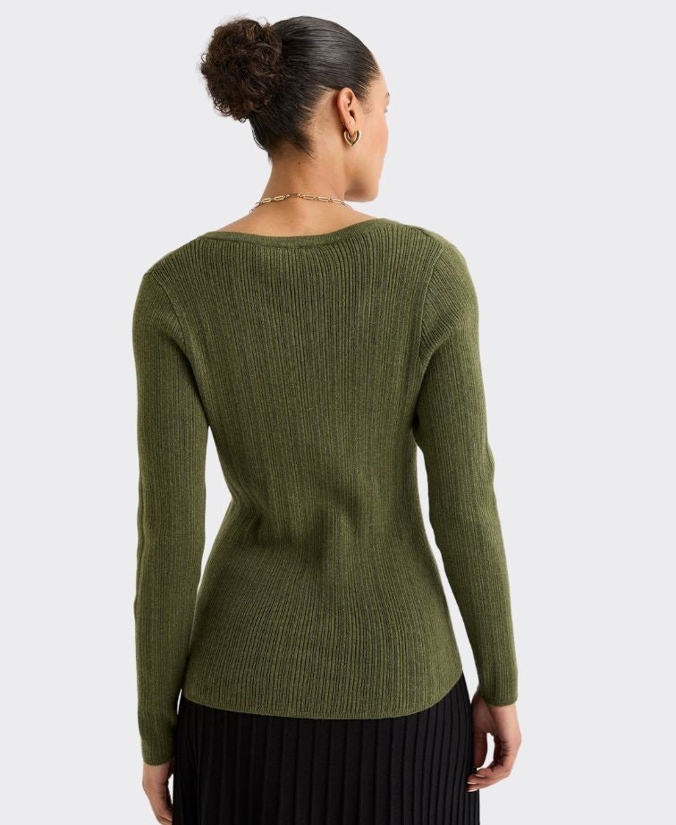 Yarra Trail Cardi Mica - Khaki