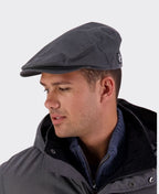 Swanndri Birmingham Oilskin Flat Cap - Charcoal