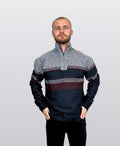 Sugar Knit Theo Full Zip - Wine