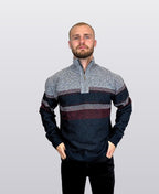 Sugar Knit Theo Full Zip - Wine