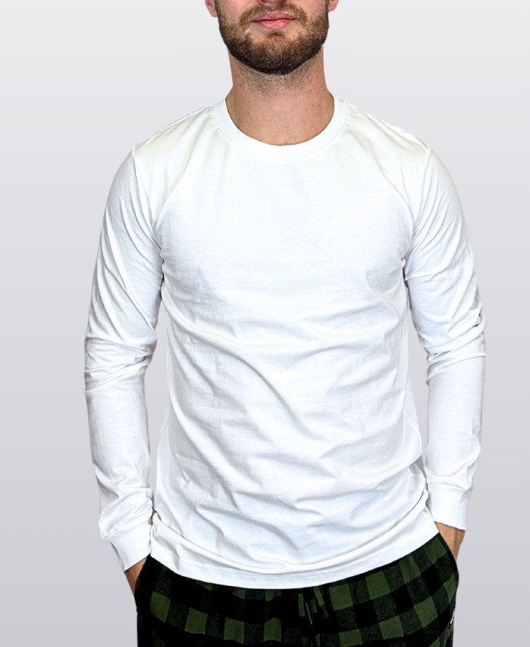 Cloke Tee L/S Loafer - White