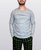 Cloke Tee L/S Loafer - Grey Marle