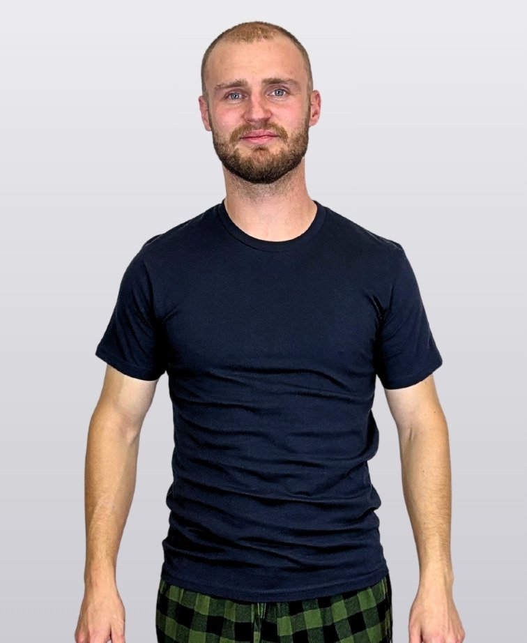 Cloke Mens Outline Tee - Navy