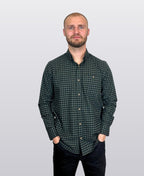 Lifestyle Shirt L/S Check Wool Blend - Green