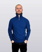 Noble Wilde Mens Javelin Zip Neck - Tahiti