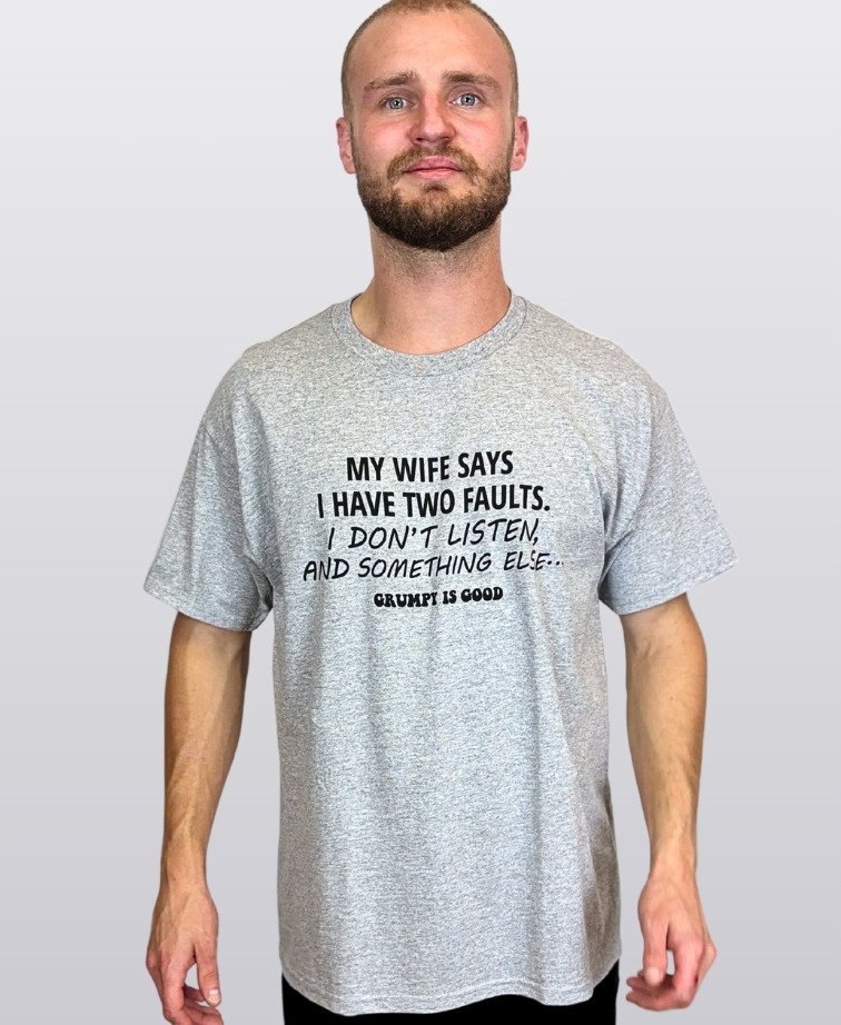 Acme GIG Tee Not Listening - Sport Grey