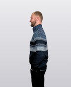 Sugar Knit Branson 1/4 Zip - Indigo