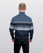 Sugar Knit Branson 1/4 Zip - Indigo