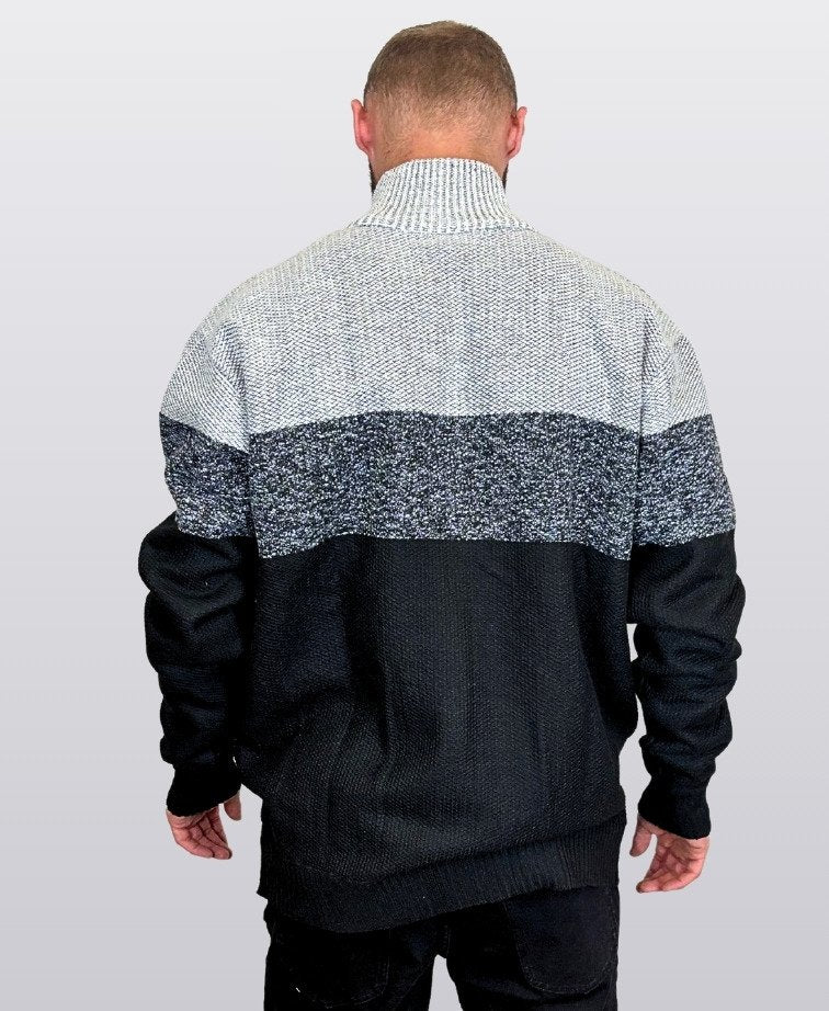 Sugar Knit Kanan Full Zip - Silver