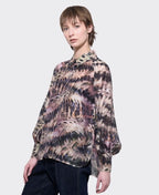 Neris Blouse Fly Girl Feather Print - Feathers