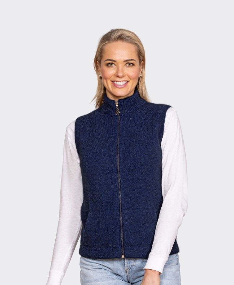 Noble Wilde Womens Gilet - Maritime