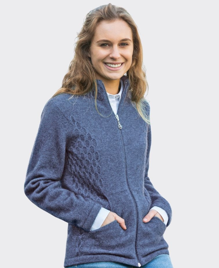Noble Wilde Womens Honeycomb Jacket - Bahama