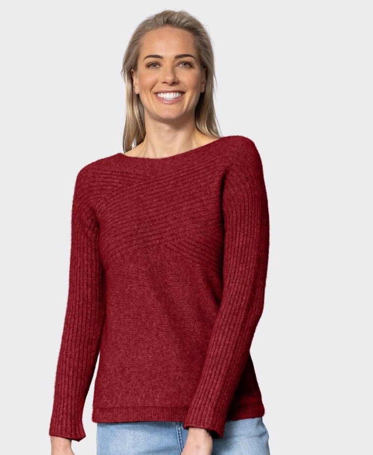 Noble Wilde Womens Crossover - Sangria