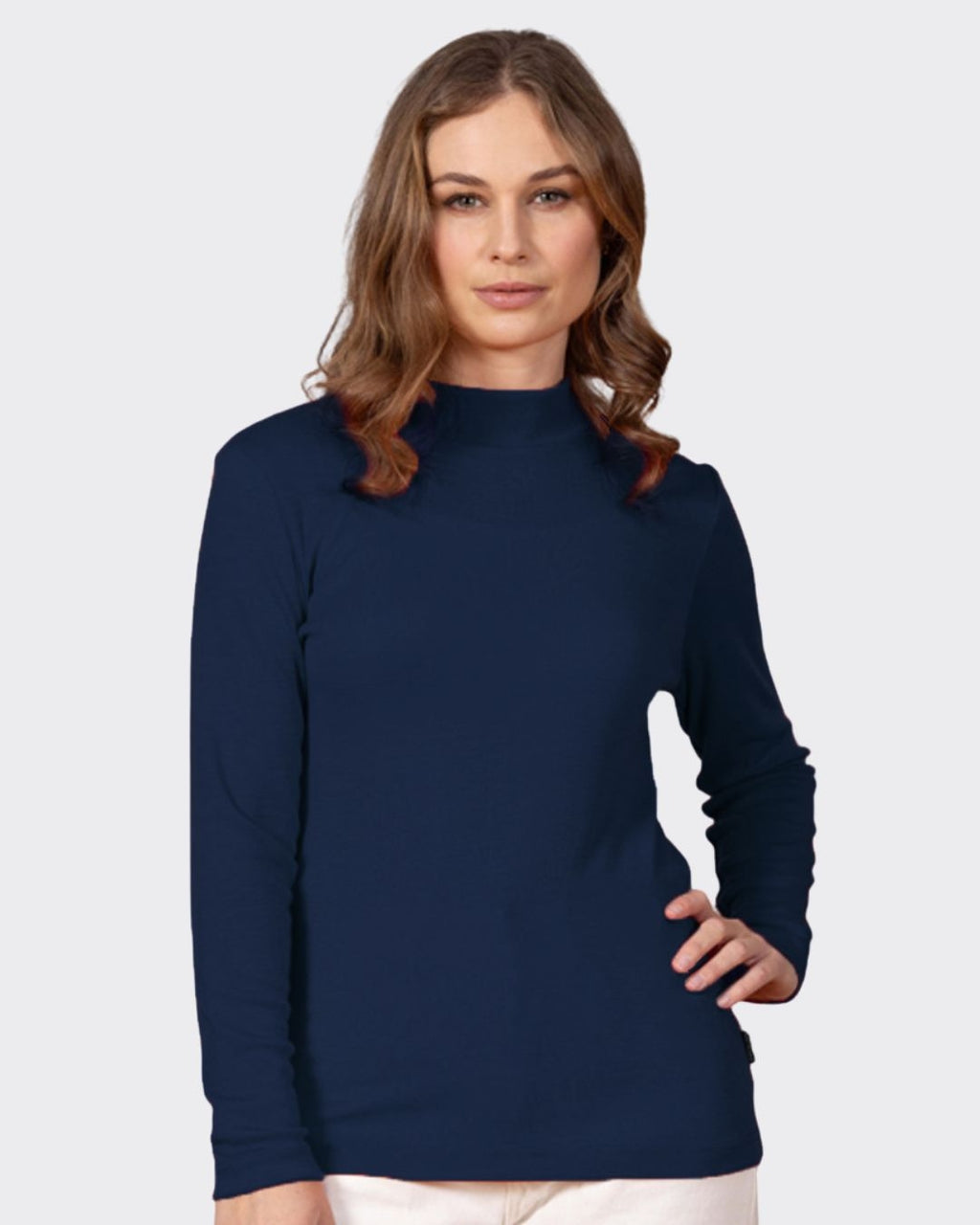 Bay Road Merino Womens Turtle Neck - Royal