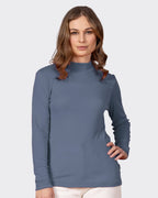 Bay Road Merino Womens Turtle Neck - Sea Mist