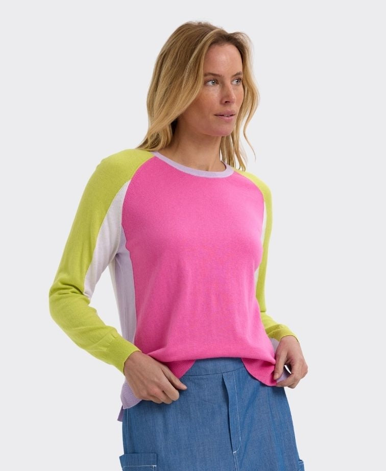 Zaket & Plover Jumper Baseball - Bubblegum