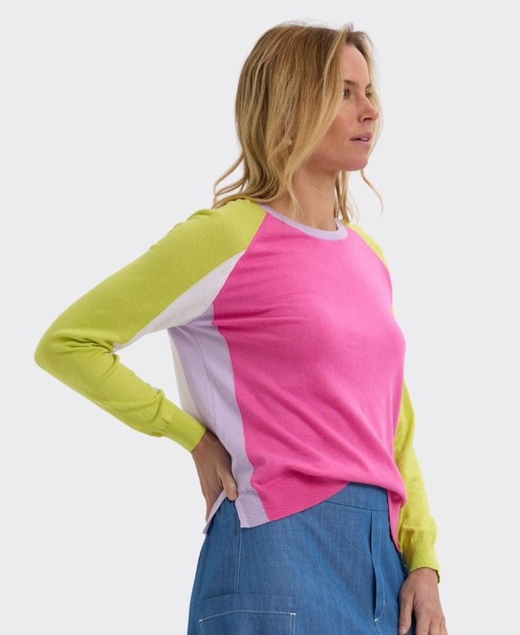 Zaket & Plover Jumper Baseball - Bubblegum