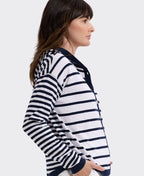 LD + Co Hoodie Multi Stripe - Marine