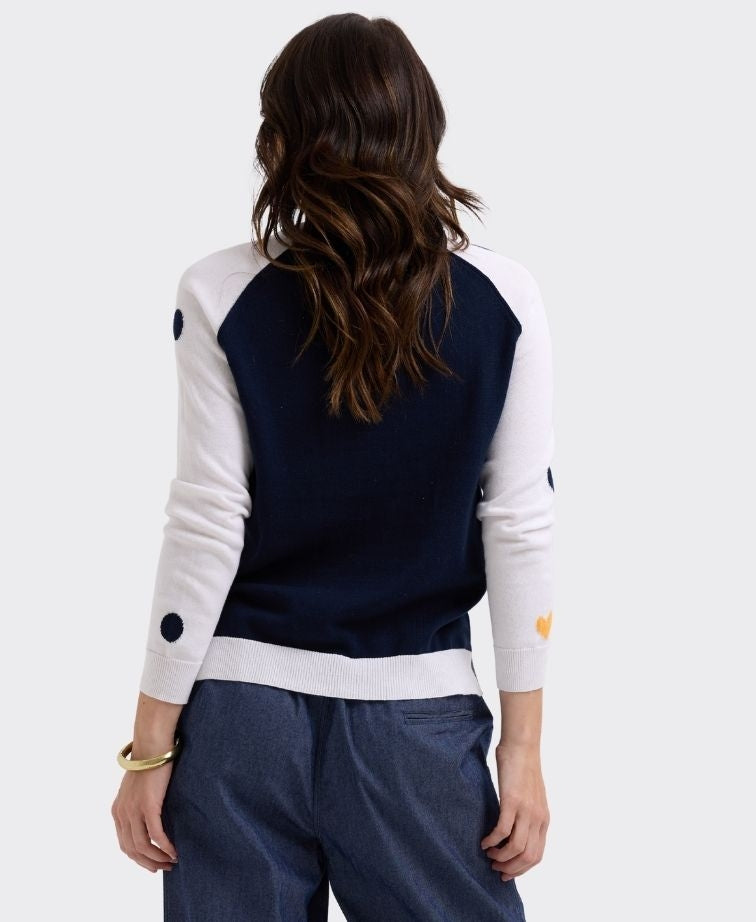 LD + Co Jumper Spot The Love - White