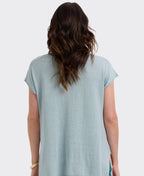 LD + Co Top Linen Drape - Lt Cyan