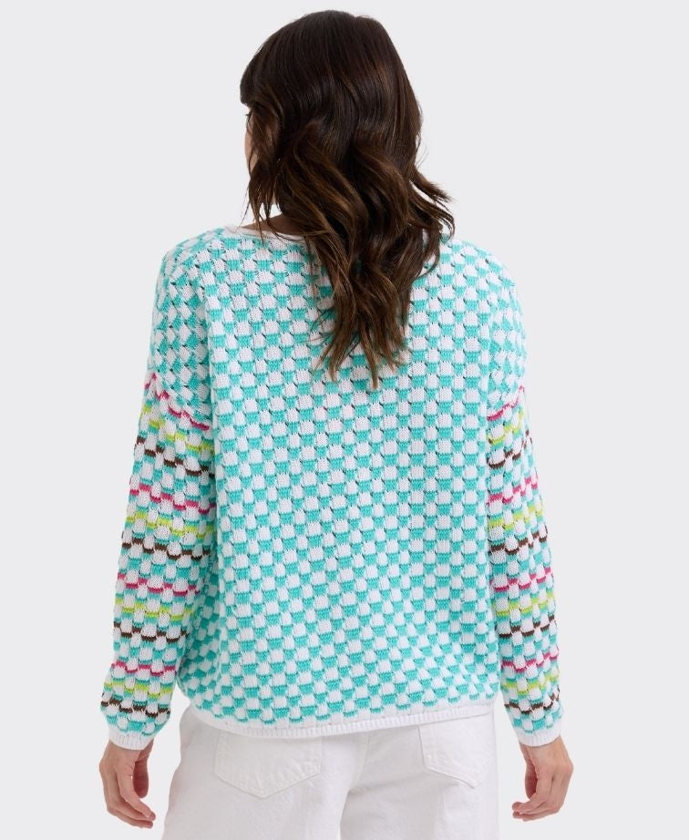 LD + Co Jumper Checked - White