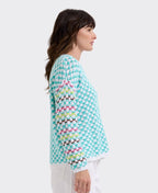 LD + Co Jumper Checked - White