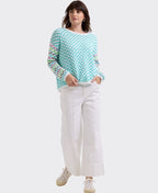 LD + Co Jumper Checked - White
