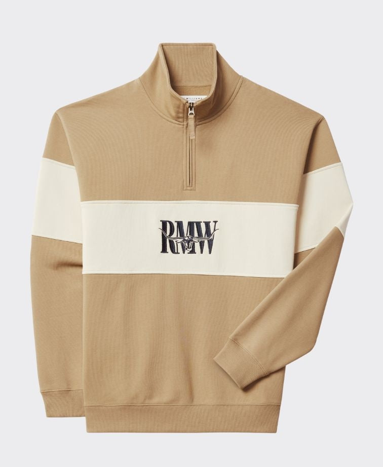 RMW Heritage 1/4 Zip Sweatshirt - Aubergine
