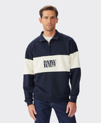 RMW Heritage 1/4 Zip Sweatshirt - Navy