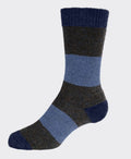 Noble Wilde Socks Hoop Stripe - Maritime Base