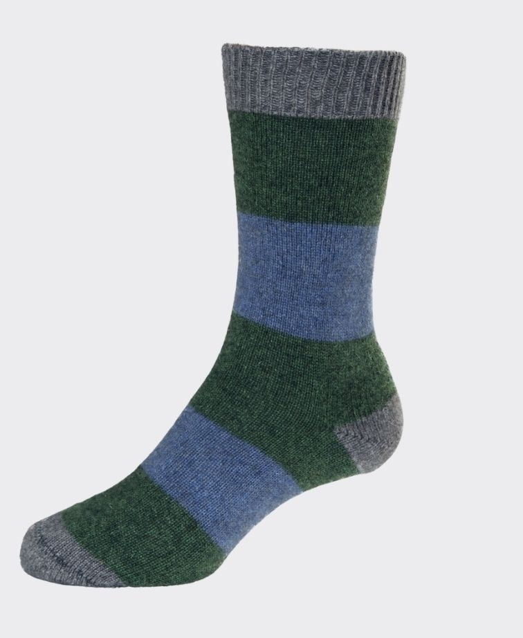 Noble Wilde Socks Hoop Stripe - Bahama Base
