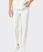 Threadz Jean Charli Denim Topstitch Front - Ivory