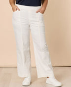 Threadz Jean Charli Denim Topstitch Front - Ivory