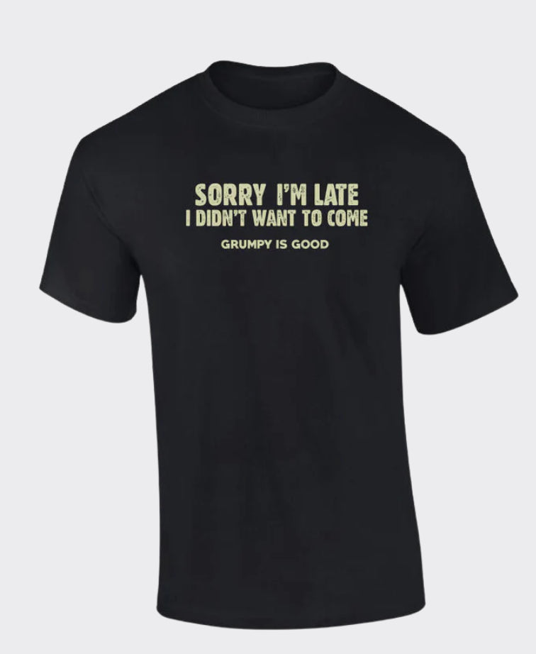 Acme GIG Tee Sorry Im Late - Black