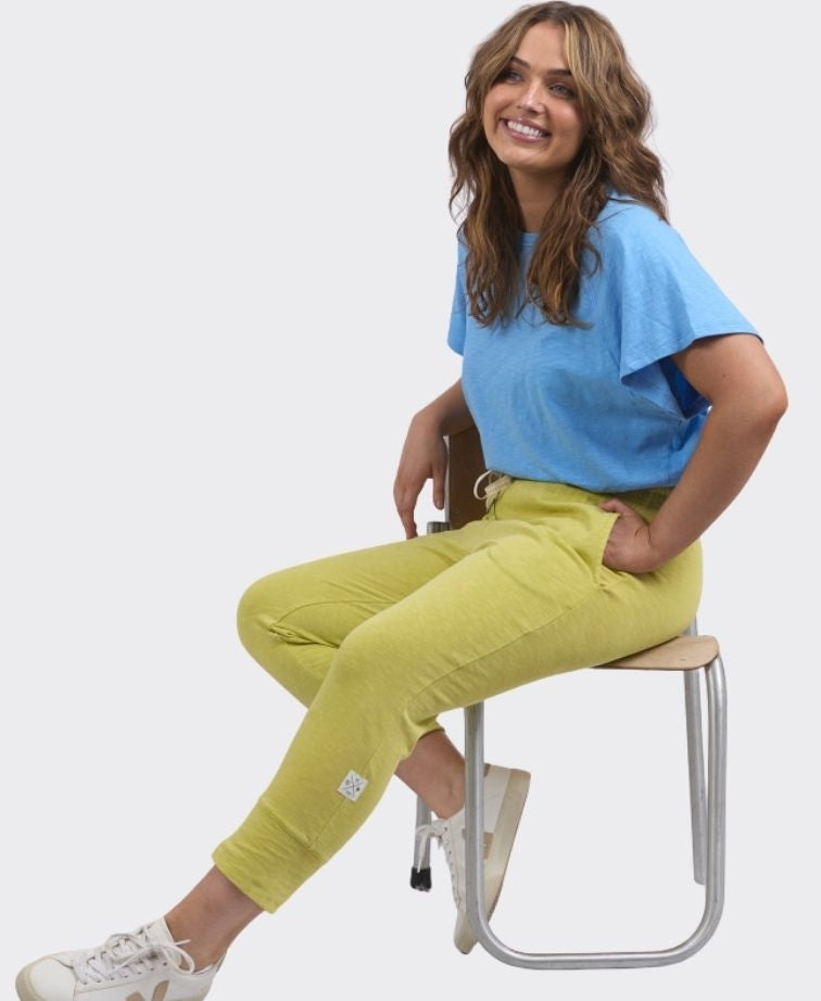Elm Brunch Pant - Lime Green