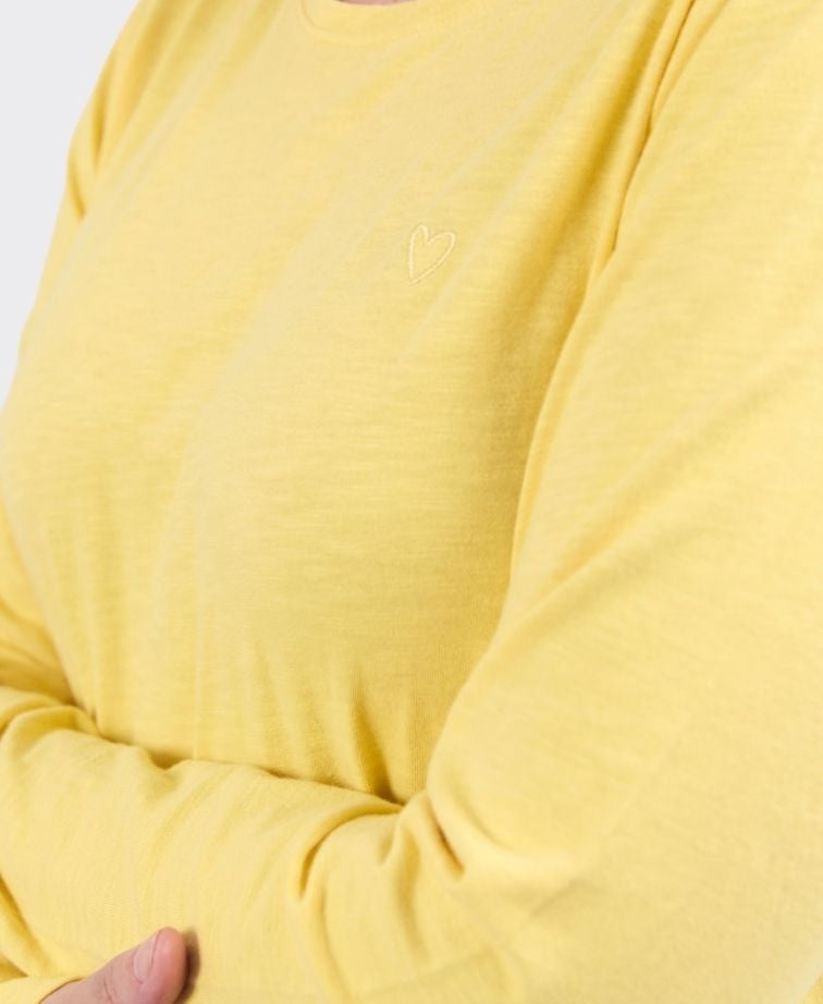 Elm Tee L/S Everyday - Lemon