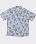 Kingston Grange Shirt S/S Bamboo Geo Leaf - Geo Leaf