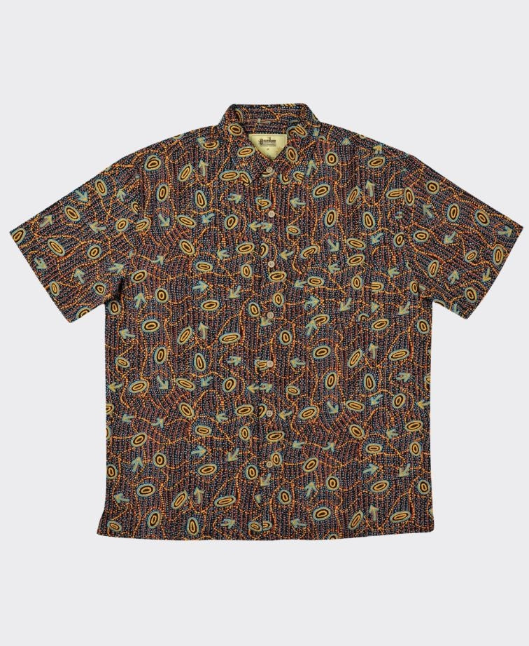 Kingston Grange Shirt S/S Bamboo Yankirri Jukurrpa - YankirriJukurrp
