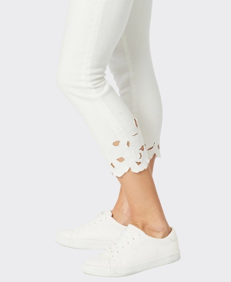 Gordon Smith Jean Isla Emb Cut Out - White