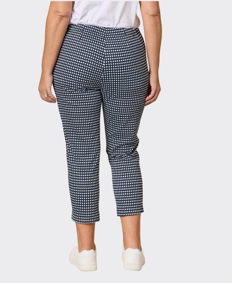 Gordon Smith Pant Alexis Gingham - Navy