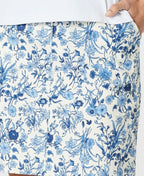 Gordon Smith Skirt Alexandria Floral - Blue/White