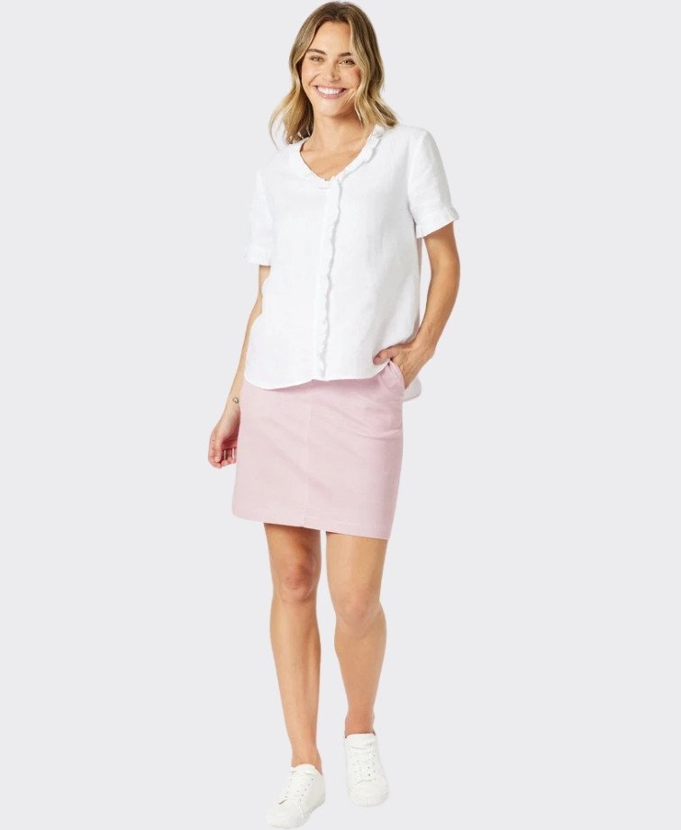Gordon Smith Skirt Taylor Jean - Red/White