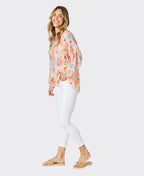 Gordon Smith Top L/S Spring Floral Pastel - Multi