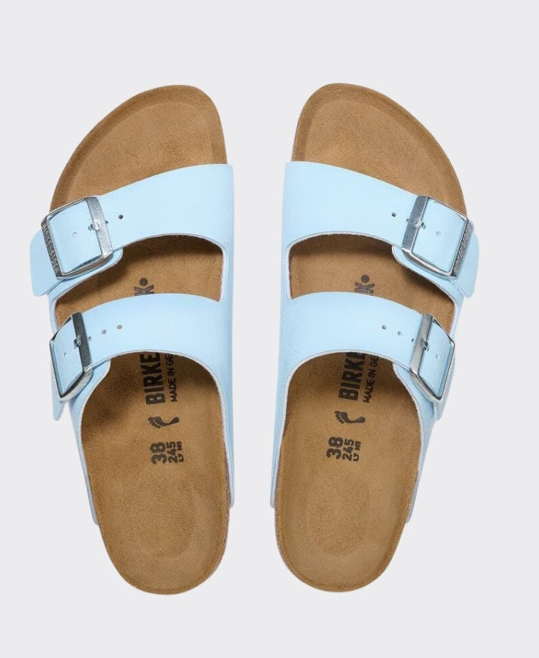 Birkenstock Arizona Birkibuc Finished Sky Regular - Finished Sky