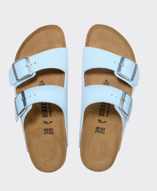 Birkenstock Arizona Birkibuc Finished Sky Regular - Finished Sky