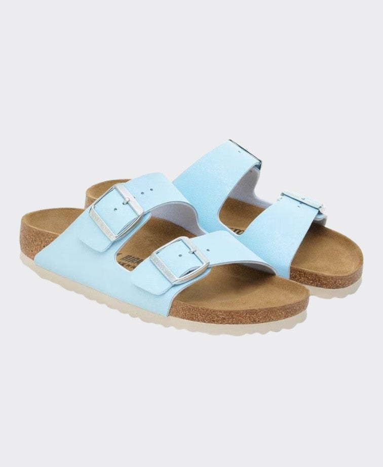 Birkenstock Arizona Birkibuc Finished Sky Regular - Finished Sky